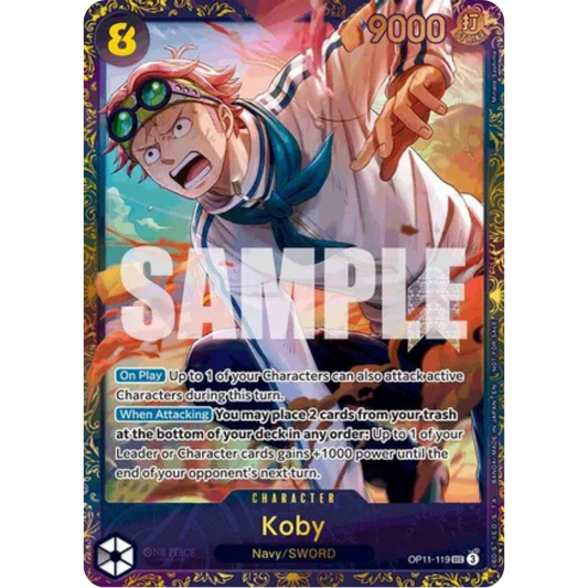 Koby (Treasure Cup August 2025) (OP11-119) - One Piece Promotion Cards Foil