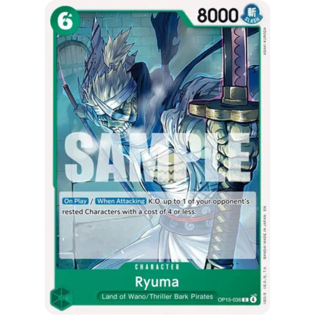 Ryuma (OP15-036) - Adventure on Kami's Island