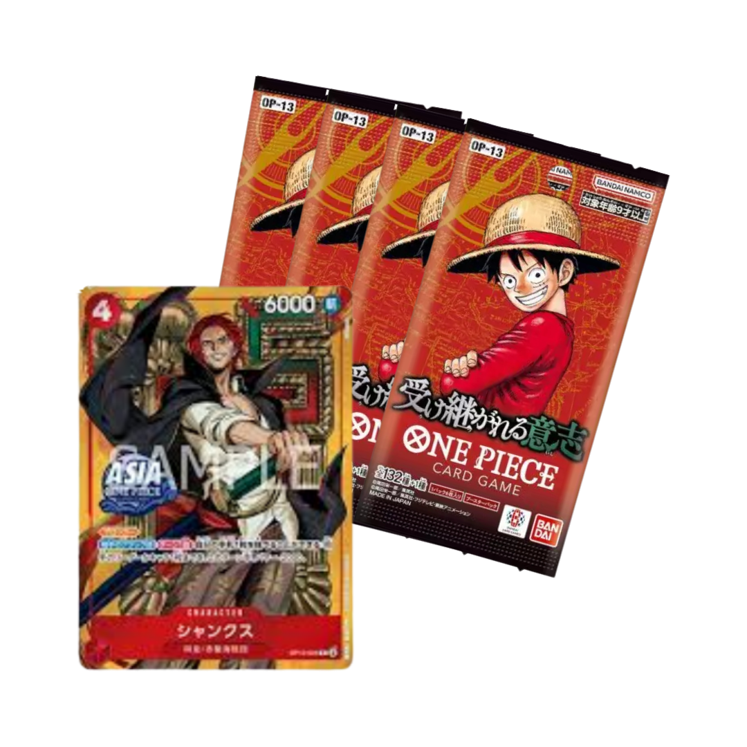 One Piece Card Game Mini Tin Pack Set Vol.2 [TS-03] [Asia Exclusive] - Shanks