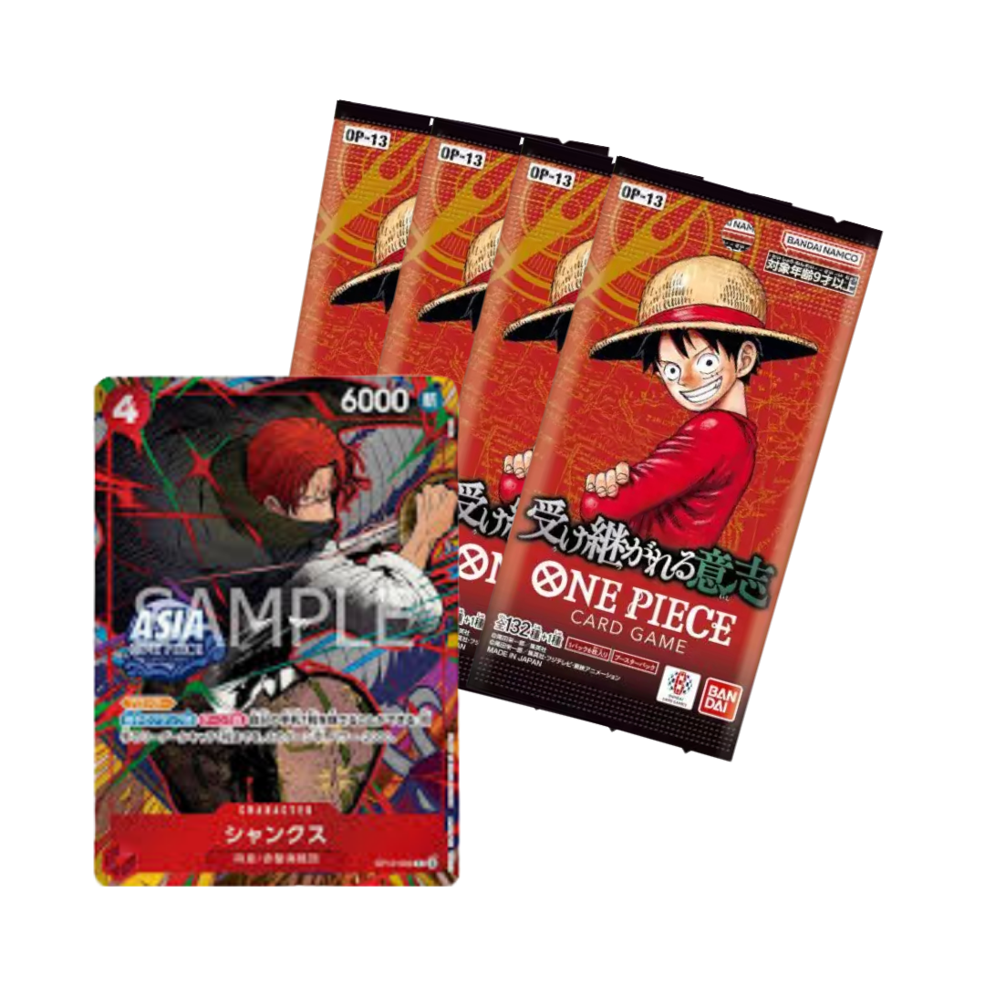 One Piece Card Game Mini Tin Pack Set Vol.2 [TS-03] [Asia Exclusive] - Shanks