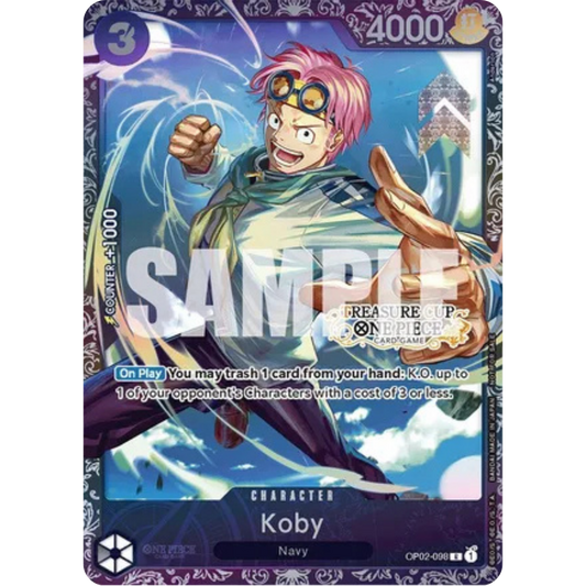 Koby (Treasure Cup) (OP02-098) - One Piece Promotion Cards Foil