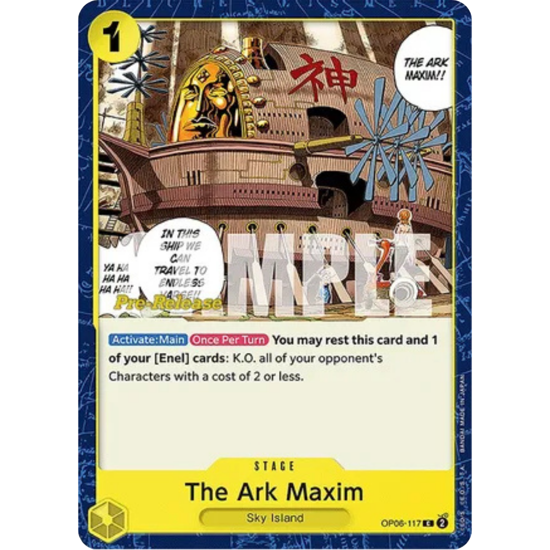 The Ark Maxim (OP06-117) - Wings of the Captain Pre-Release Cards
