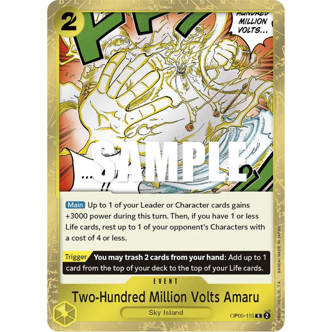 Two-Hundred Million Volts Amaru (OP05-115) - Awakening of the New Era Foil