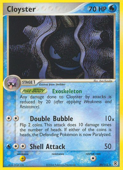 Cloyster  FireRed & LeafGreen - Rare