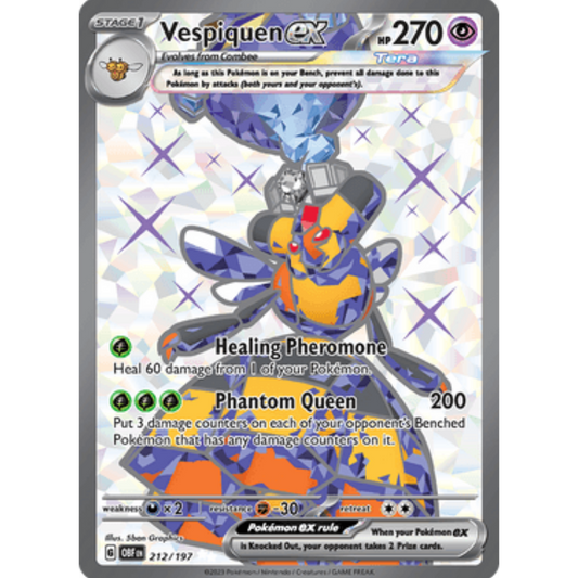 Vespiquen ex (212/197) [Scarlet & Violet: Obsidian Flames]
