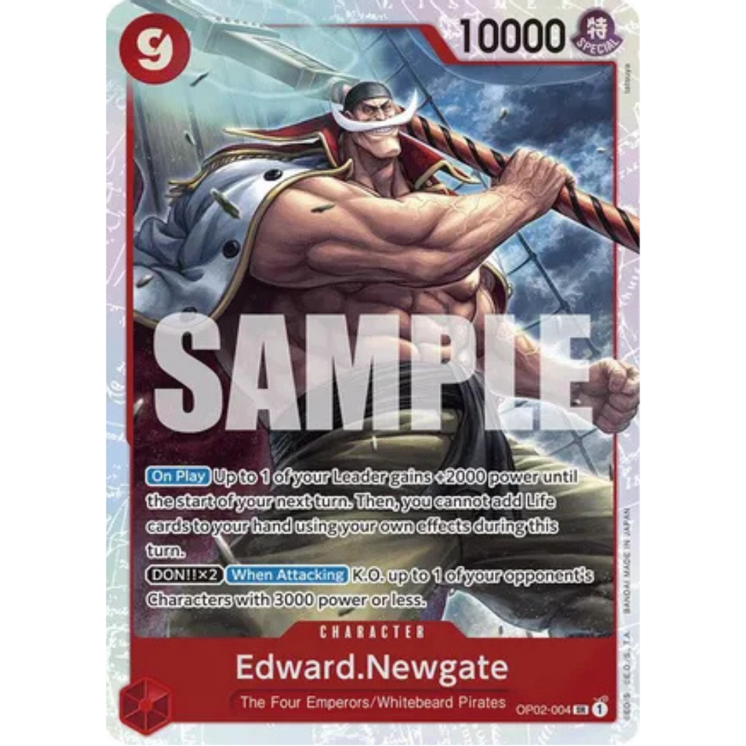 Edward.Newgate (Reprint) (OP02-004) - Premium Booster -The Best- Foil