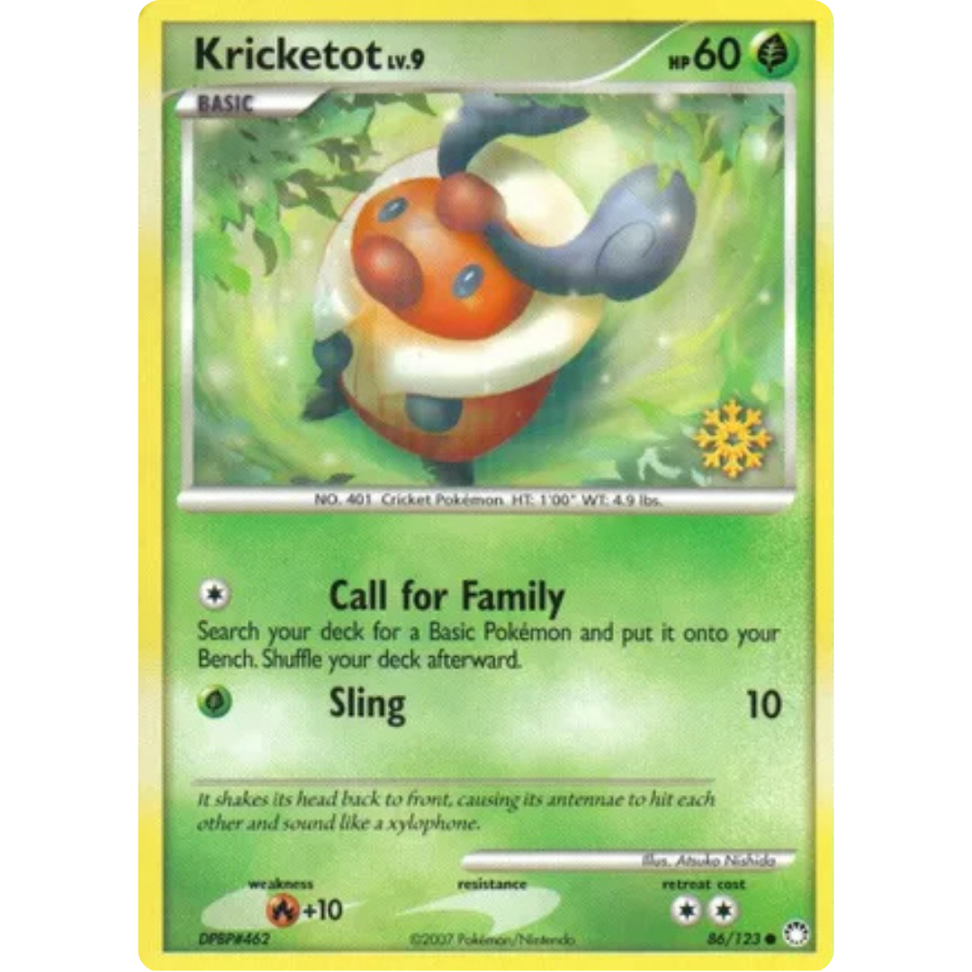 Kricketot - 86/123/123  Countdown Calendar Promos - Promo