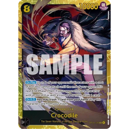 Crocodile - OP14-120 (OP14-120) - The Azure Sea's Seven Foil