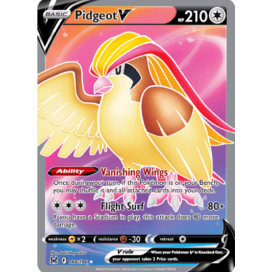 Pidgeot V (188/196) [Sword & Shield: Lost Origin]