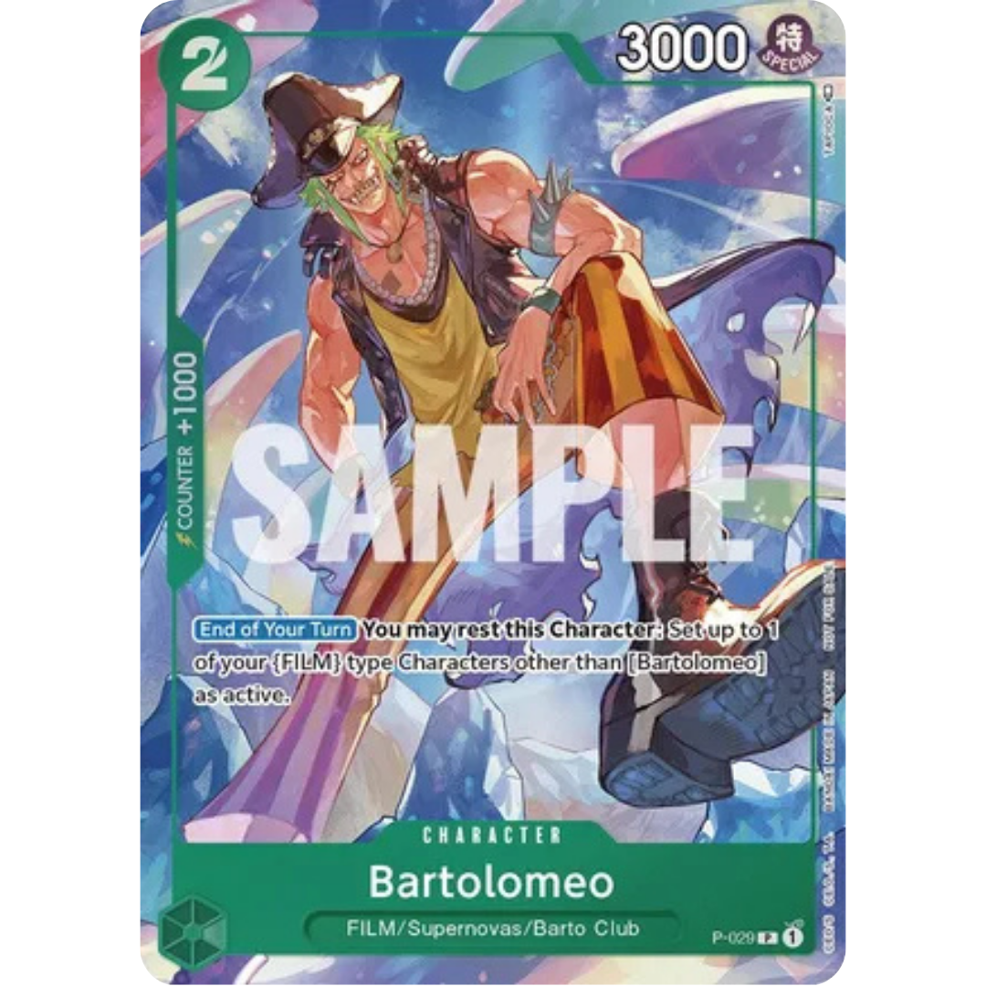 Bartolomeo (Event Pack Vol. 1) (P-029) - One Piece Promotion Cards Foil