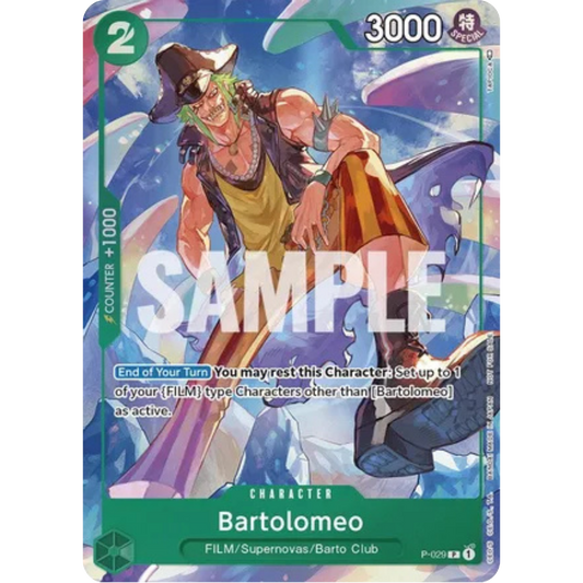 Bartolomeo (Event Pack Vol. 1) (P-029) - One Piece Promotion Cards Foil