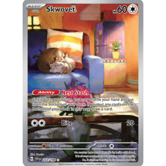 Skwovet (222/198) [Scarlet & Violet: Base Set]