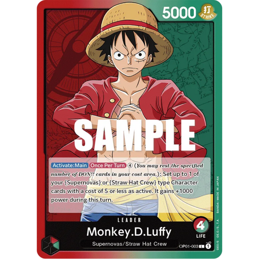 Monkey.D.Luffy (003) (OP01-003) - Romance Dawn