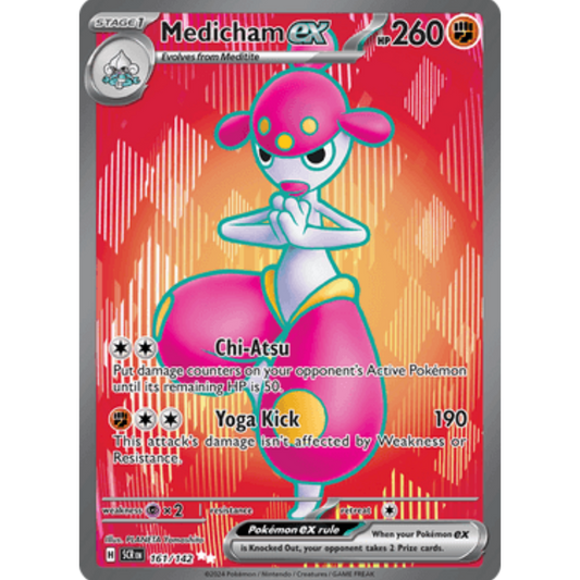 Medicham ex 161/142  - Holofoil SV07 Stellar Crown - Ultra Rare