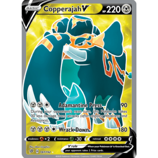 Copperajah V (187/192) [Sword & Shield: Rebel Clash]