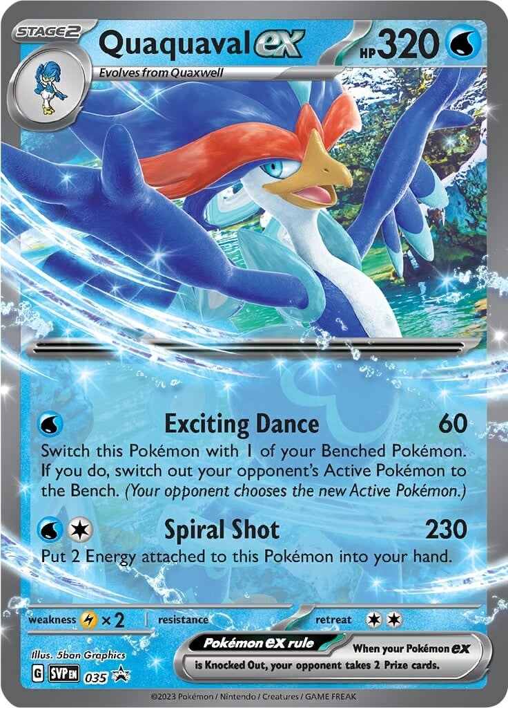 Quaquaval ex 035  - Holofoil SV Scarlet & Violet Promo Cards - Promo