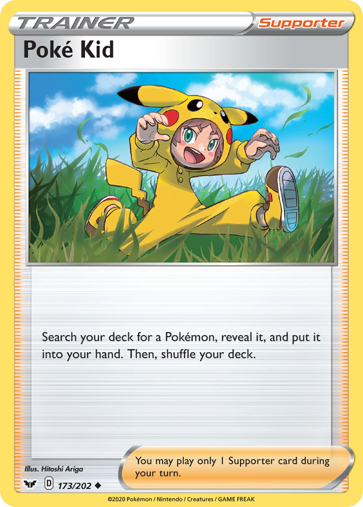 Poke Kid 173  SWSH01 Sword & Shield Base Set - Uncommon
