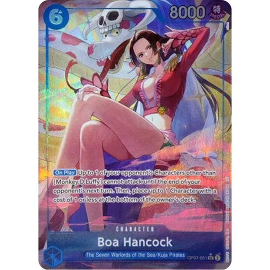 Boa Hancock (Seven Warlords of the Sea Binder Set) (Alternate Art) (OP07-051) - One Piece Promotion Cards Foil