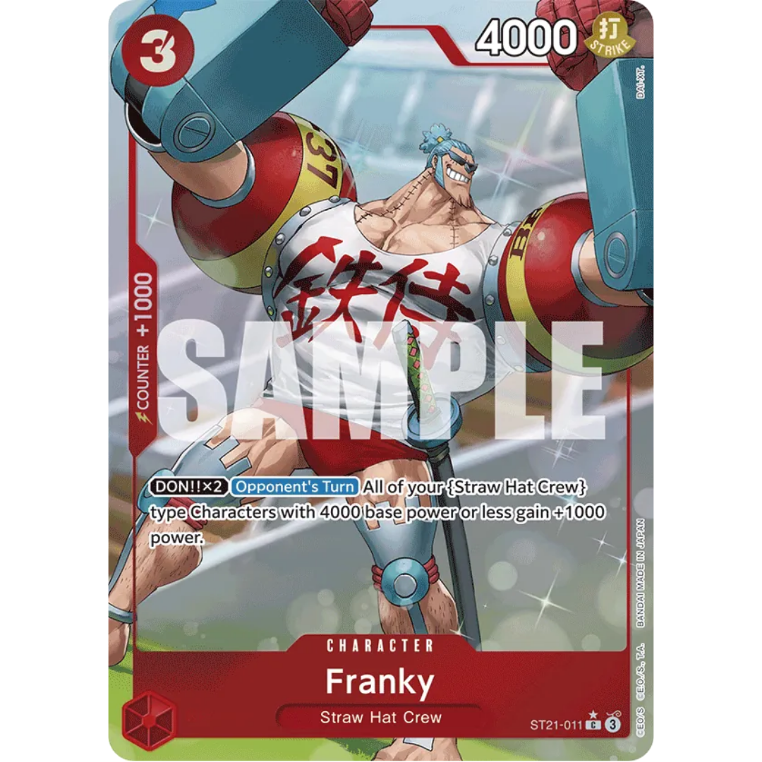 Franky (Parallel) (ST21-011) - Starter Deck EX: Gear 5 Foil