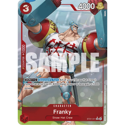 Franky (Parallel) (ST21-011) - Starter Deck EX: Gear 5 Foil