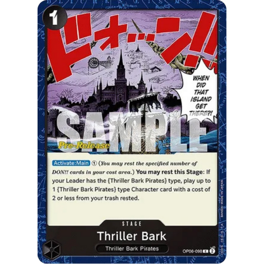 Thriller Bark (OP06-098) - Wings of the Captain Pre-Release Cards