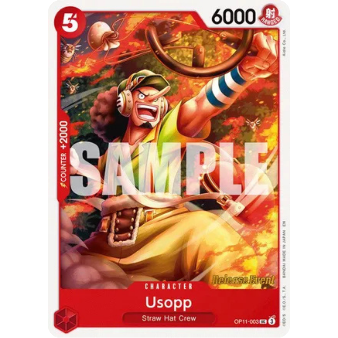 Usopp (OP11-003) - A Fist of Divine Speed Release Event Cards