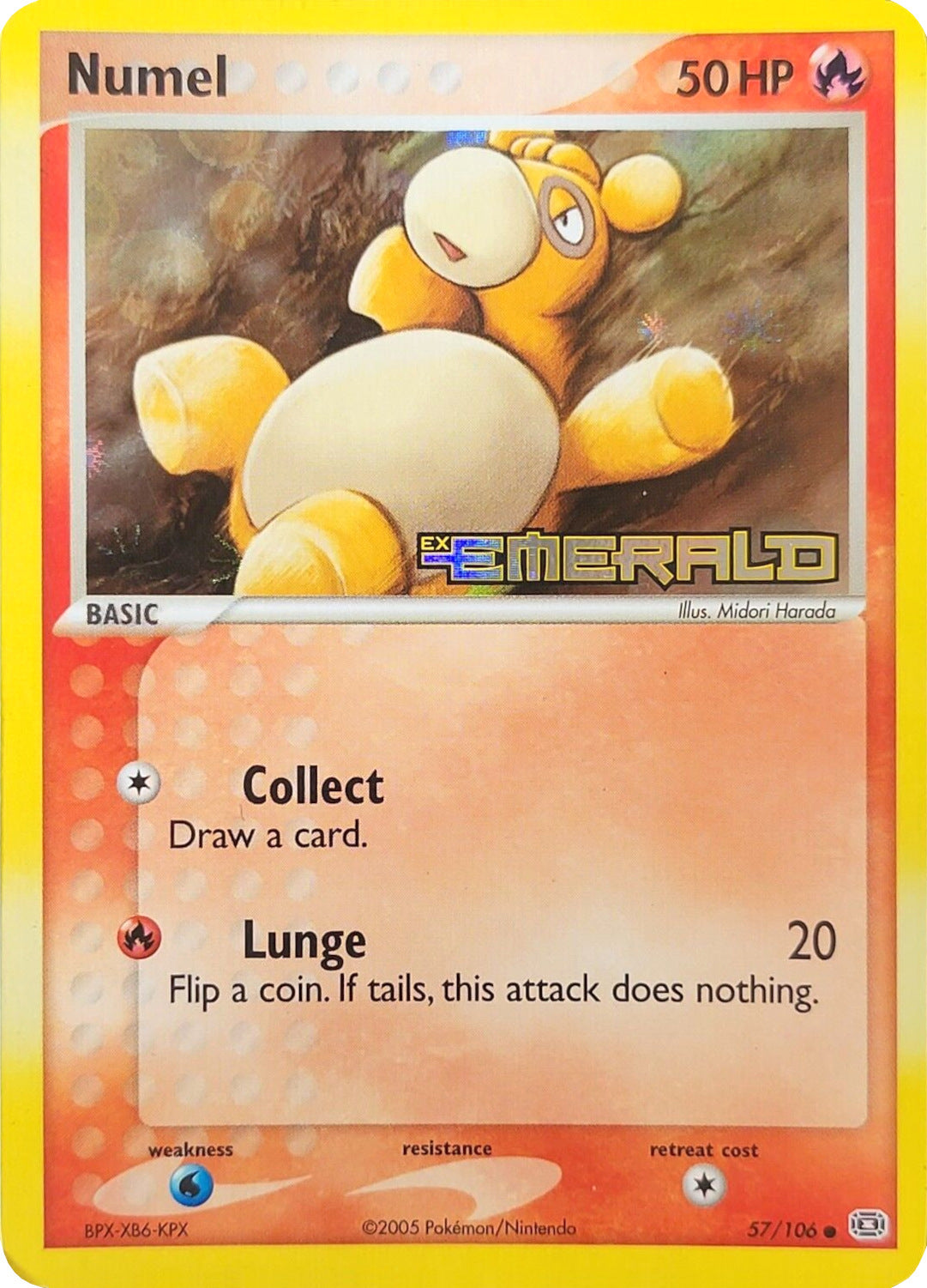 Numel 057/106  - Reverse Holofoil Emerald - Common
