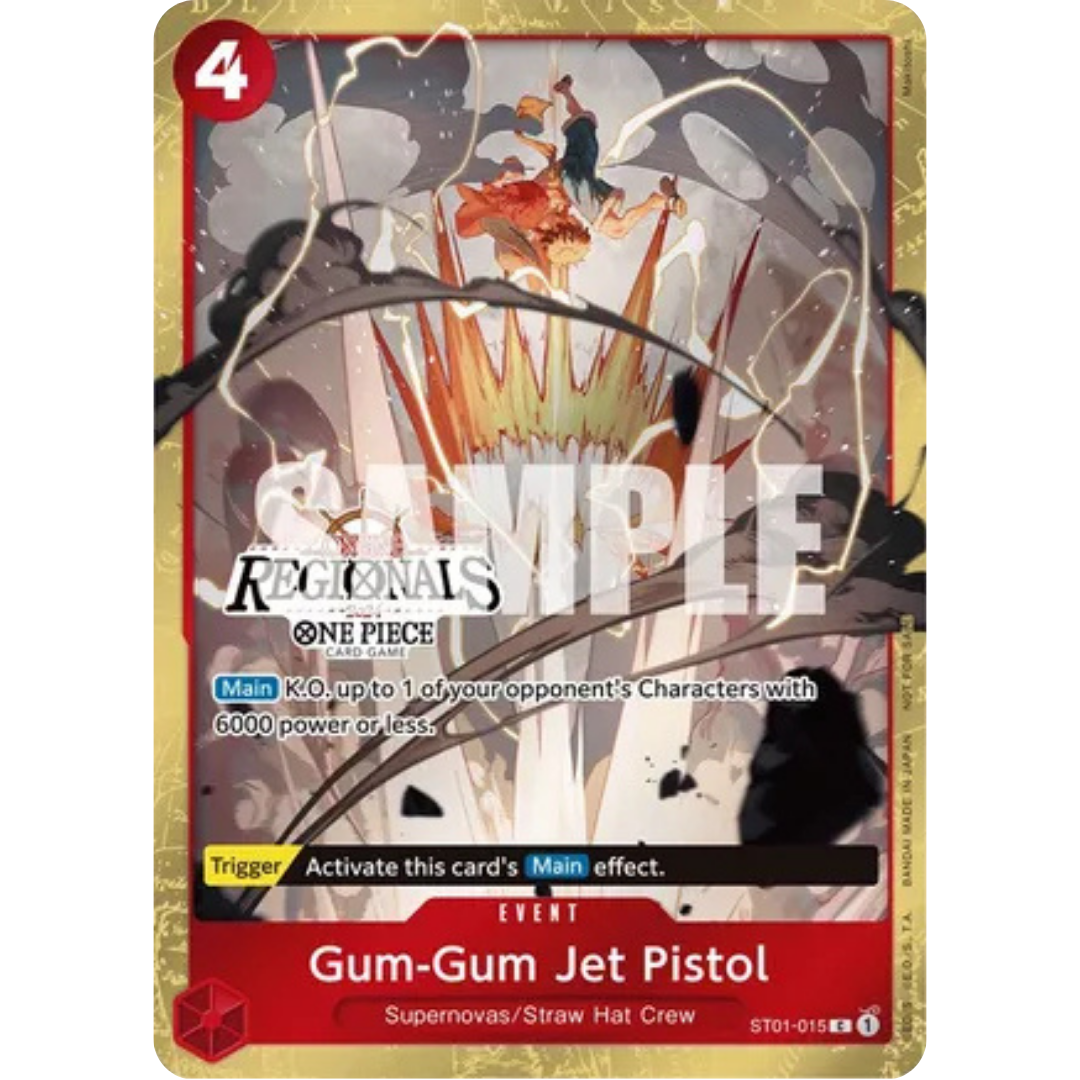 Gum-Gum Jet Pistol (Offline Regional 2024) [Participant] (ST01-015) - One Piece Promotion Cards Foil