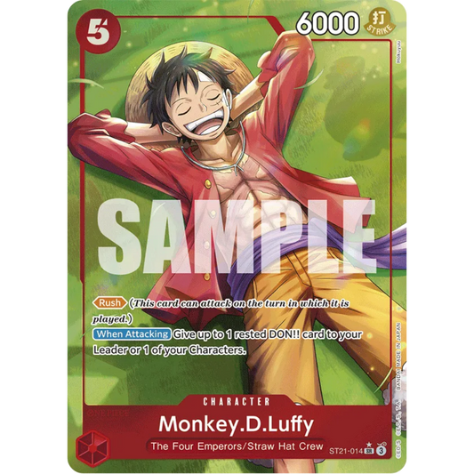 Monkey.D.Luffy (014) (Parallel) (ST21-014) - Starter Deck EX: Gear 5 Foil