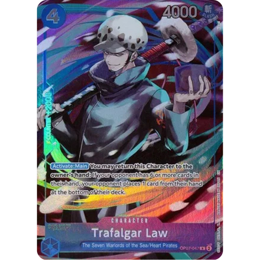 Trafalgar Law (Seven Warlords of the Sea Binder Set) (OP07-047) - One Piece Promotion Cards Foil