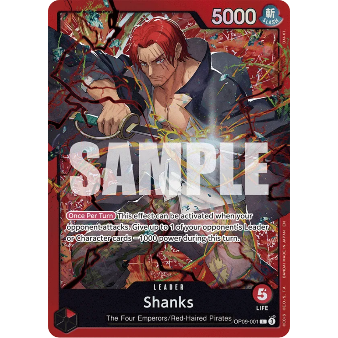 Shanks (OP09-001) (OP09-001) - Starter Deck 23: RED Shanks Foil