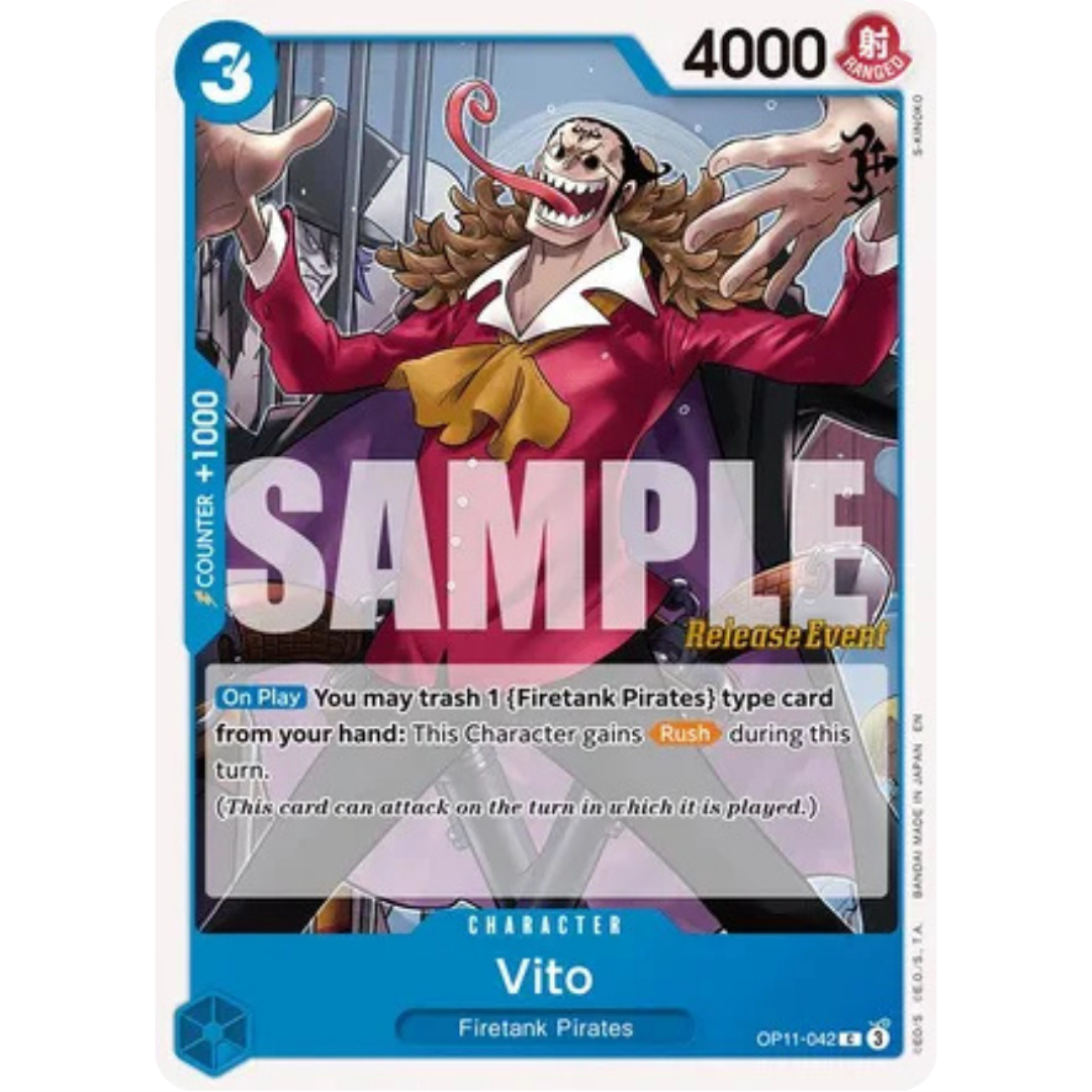 Vito (OP11-042) - A Fist of Divine Speed Release Event Cards