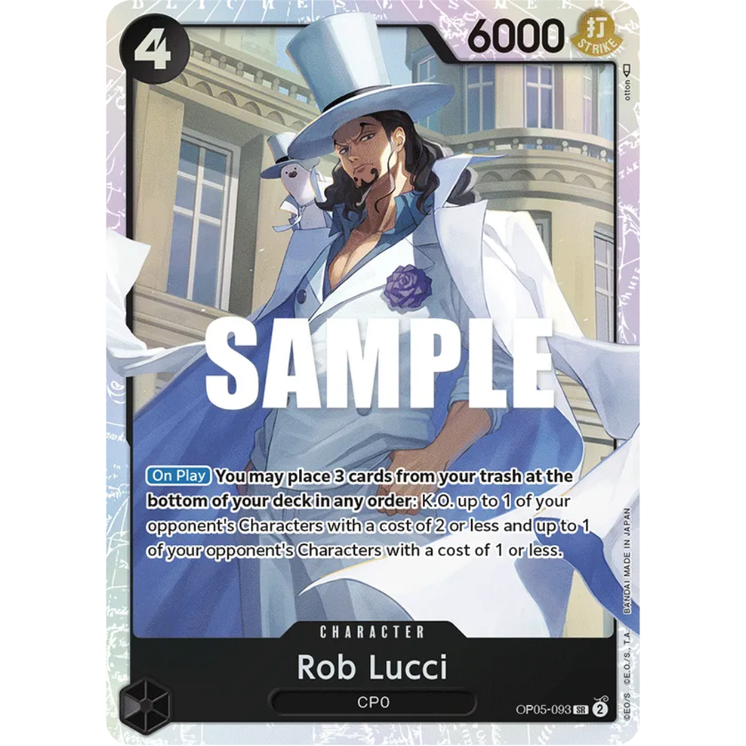 Rob Lucci (093) (OP05-093) - Awakening of the New Era Foil