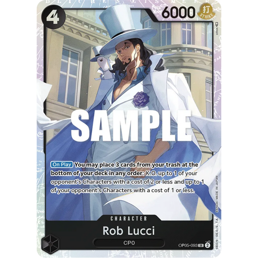 Rob Lucci (093) (OP05-093) - Awakening of the New Era Foil