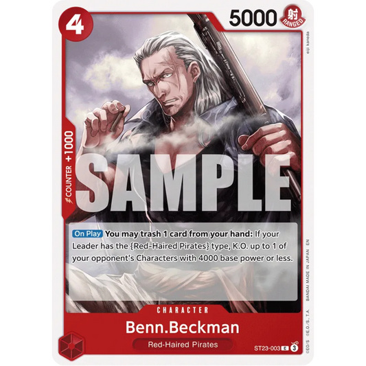 Benn.Beckman (ST23-003) - Starter Deck 23: RED Shanks