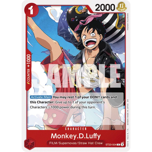 Monkey.D.Luffy (ST23-004) - Starter Deck 23: RED Shanks