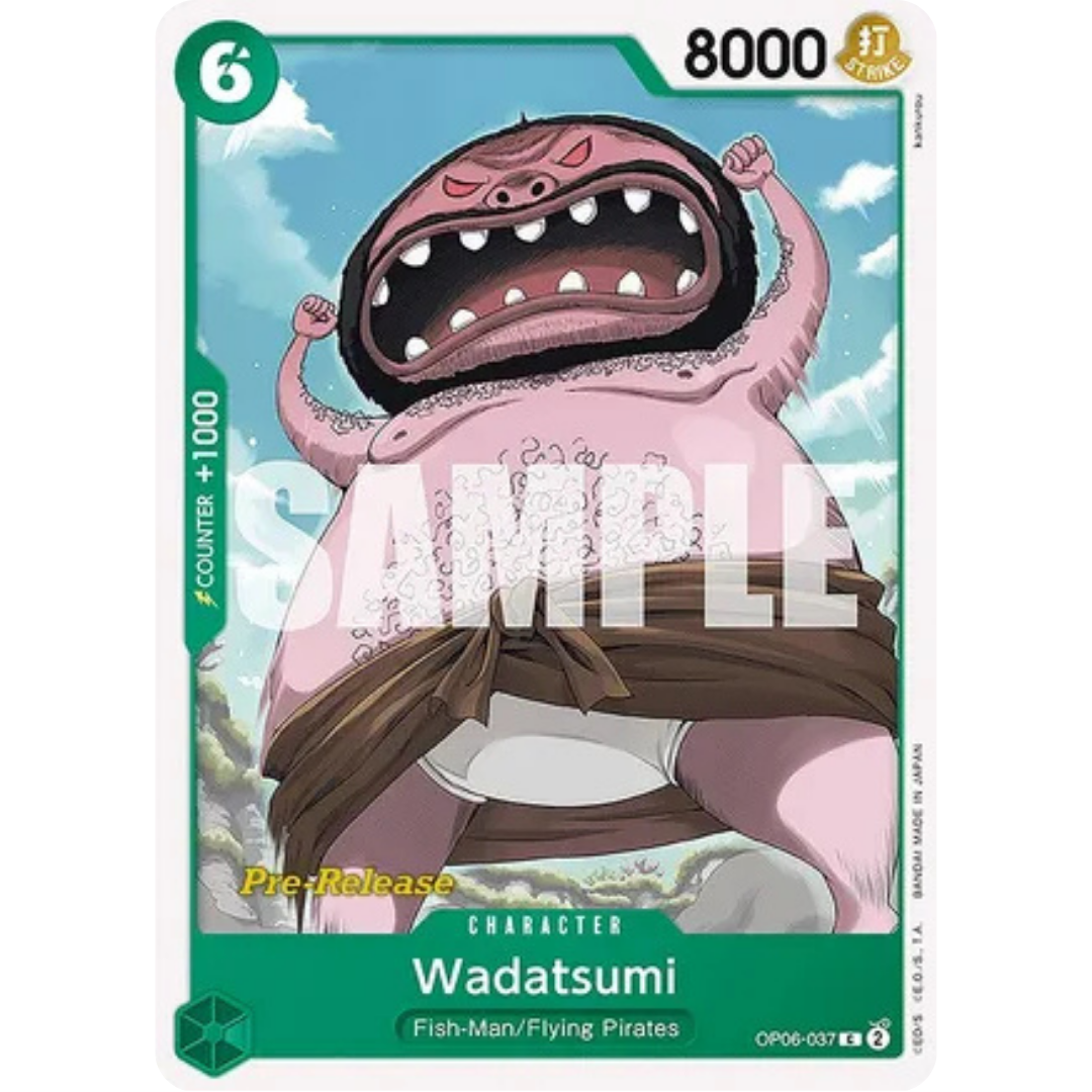 Wadatsumi (OP06-037) - Wings of the Captain Pre-Release Cards