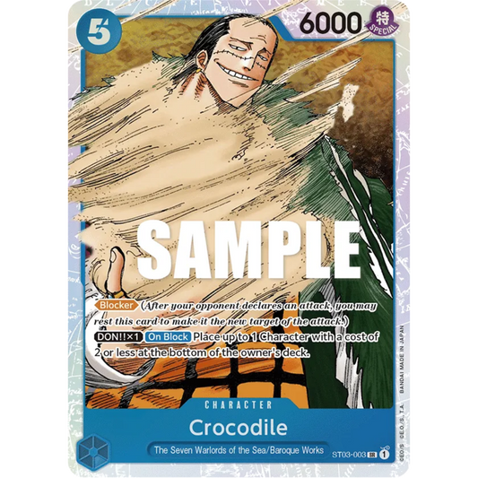 Crocodile (003) (ST03-003) - Starter Deck 3: The Seven Warlords of The Sea Foil