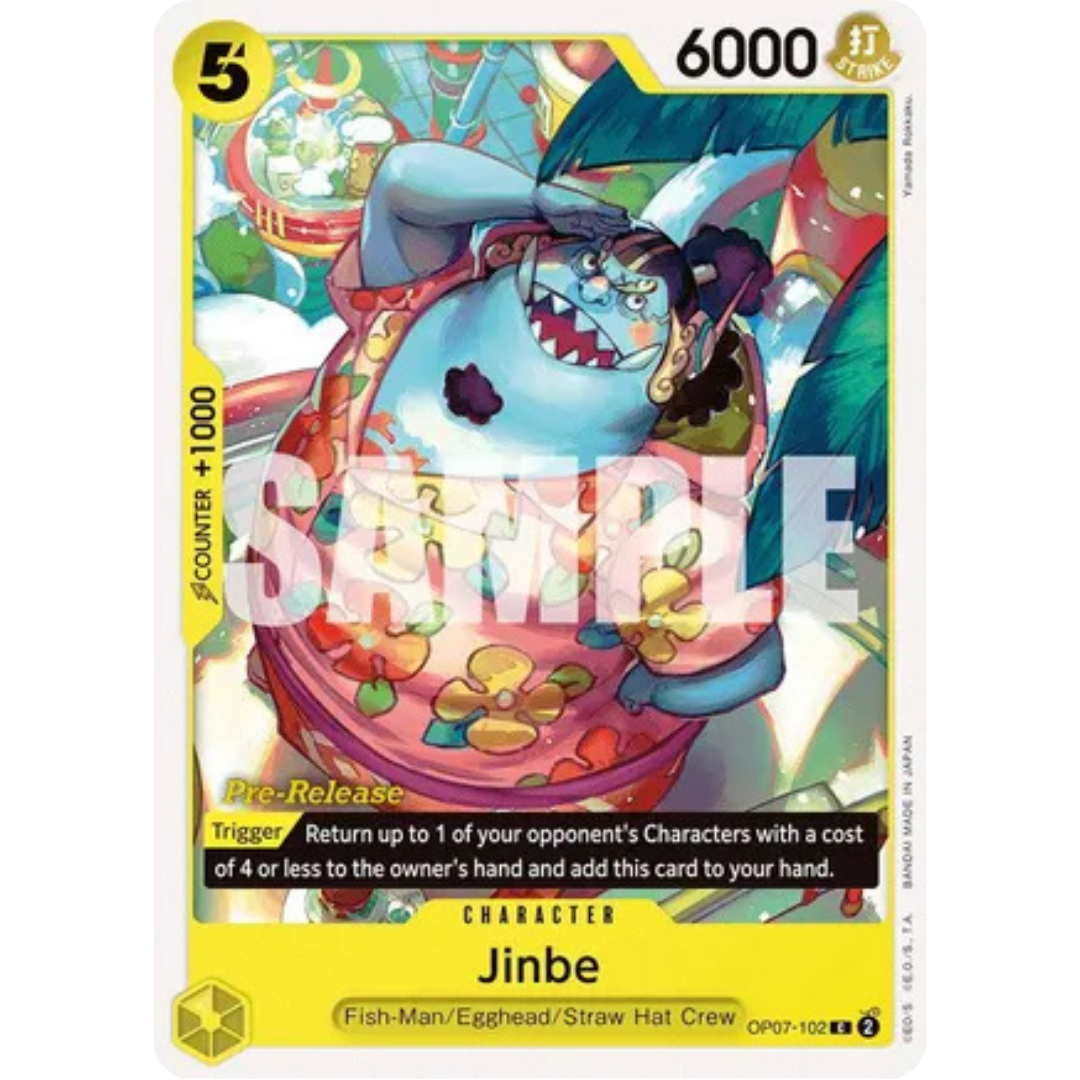 Jinbe (102) (OP07-102) - 500 Years in the Future Pre-Release Cards