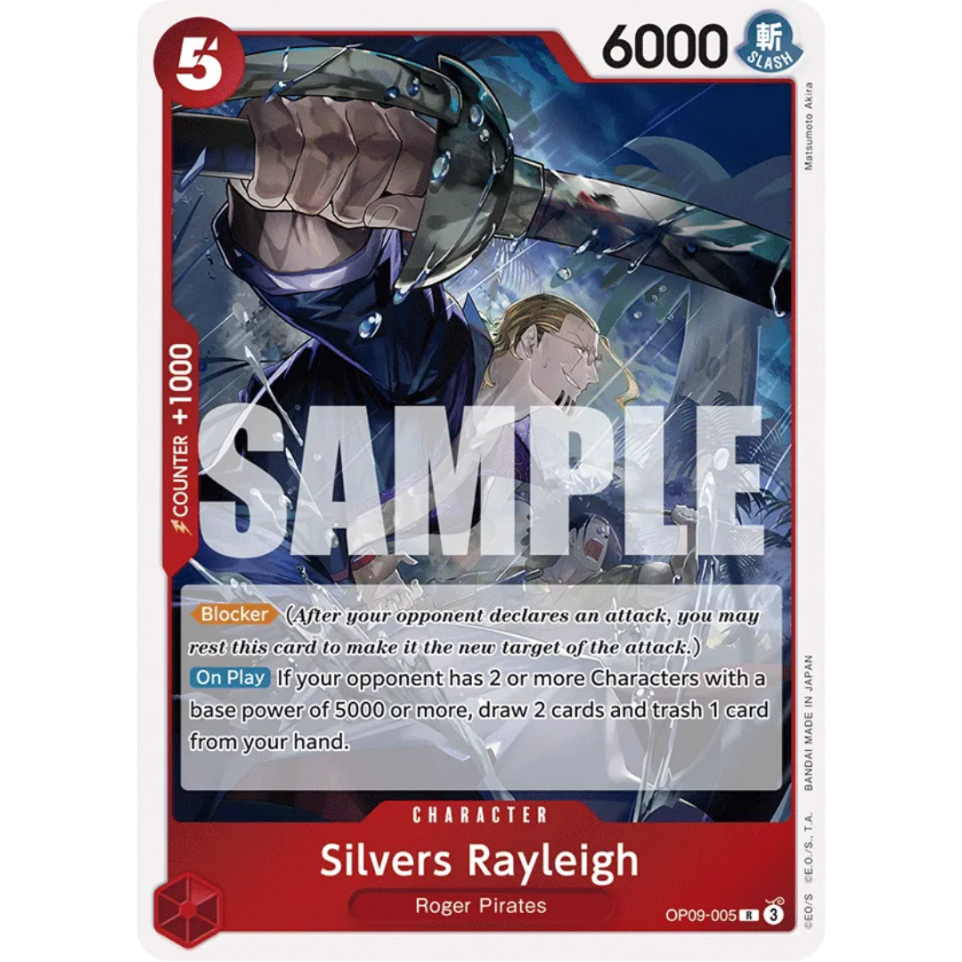 Silvers Rayleigh (OP09-005) - Emperors in the New World Foil