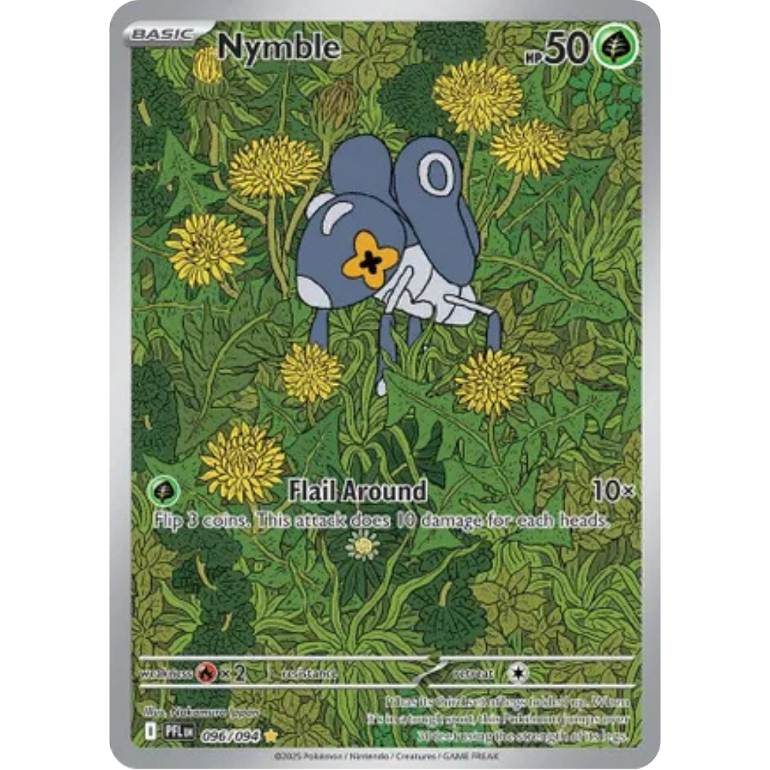Nymble 096/094  - Holofoil ME02 Phantasmal Flames - Illustration Rare