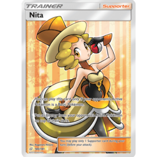 Nita (Full Art) 180/181  - Holofoil SM  Team Up - Ultra Rare