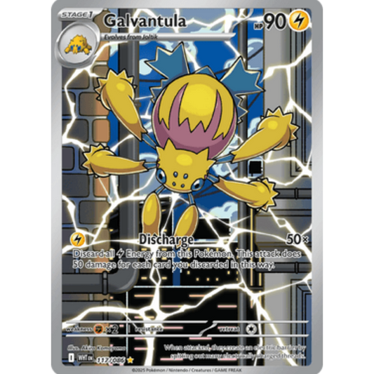 Galvantula 117/086  - Holofoil SV White Flare - Illustration Rare