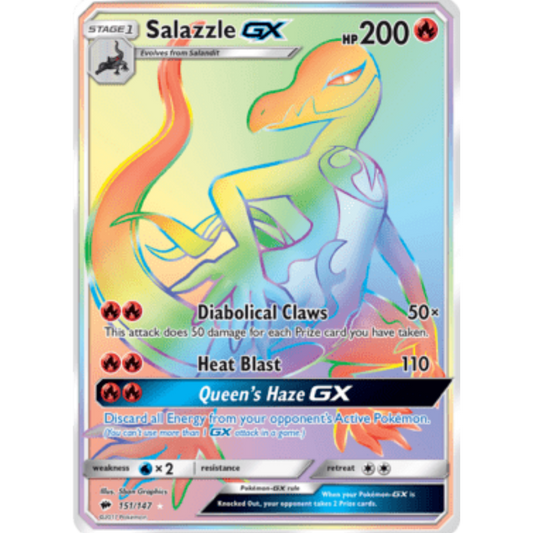 Salazzle GX (151/147) [Sun & Moon: Burning Shadows]