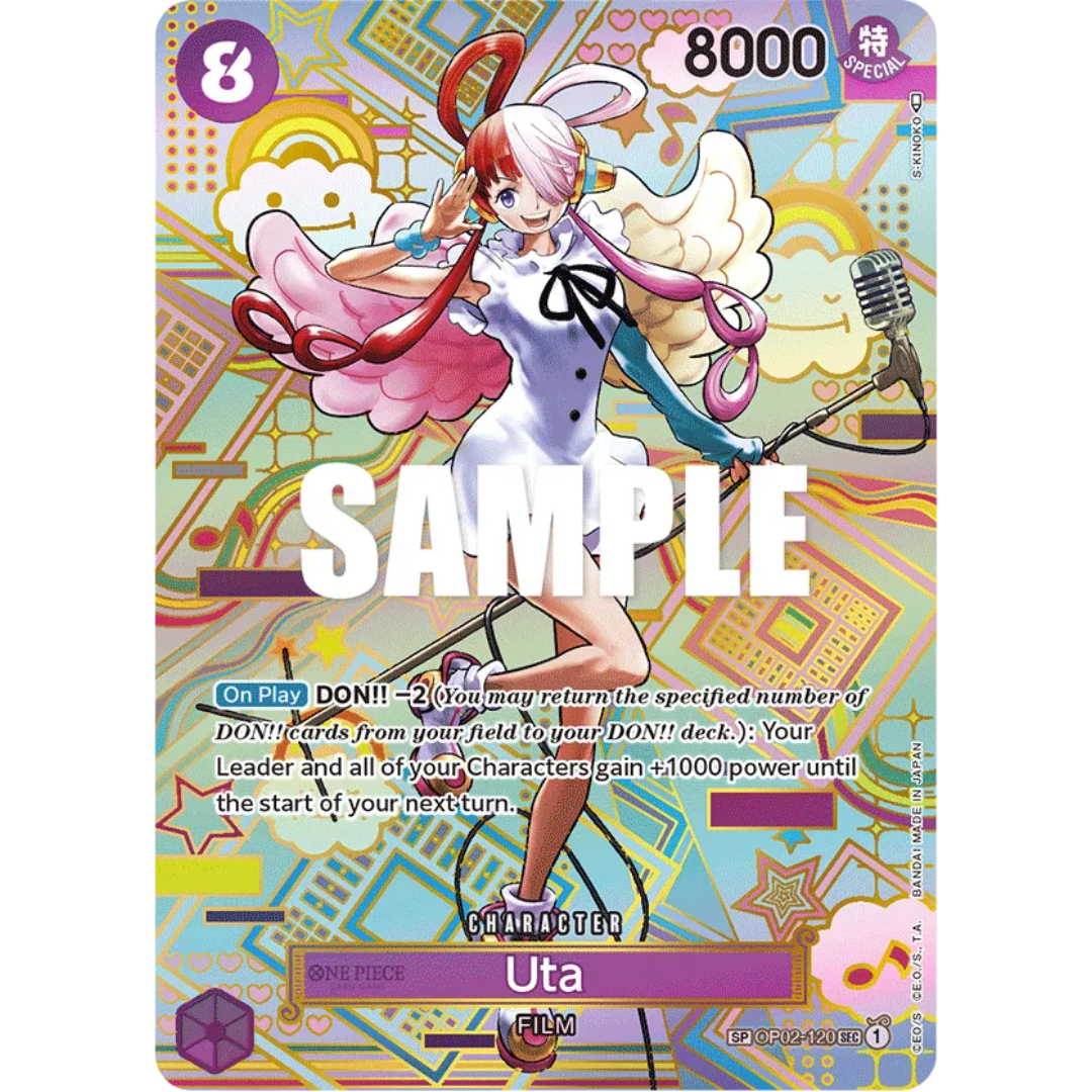 Uta (SP) (OP02-120) - Awakening of the New Era Foil