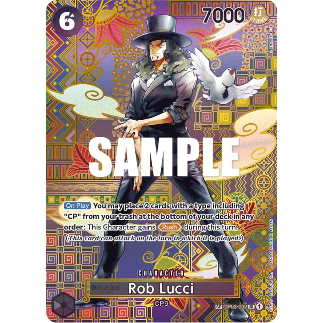 Rob Lucci (092) (SP) (OP03-092) - Awakening of the New Era Foil