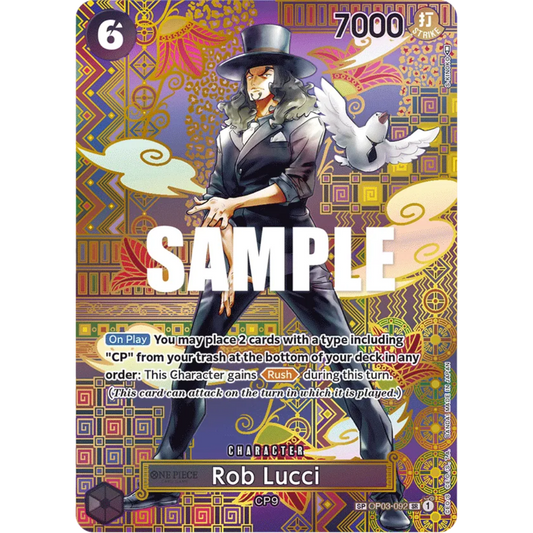 Rob Lucci (092) (SP) (OP03-092) - Awakening of the New Era Foil