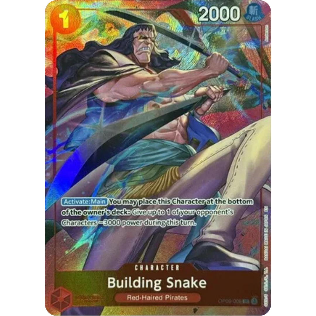 Building Snake (Premium Card Collection -Best Selection Vol. 4-) (OP09-008) - One Piece Promotion Cards Foil