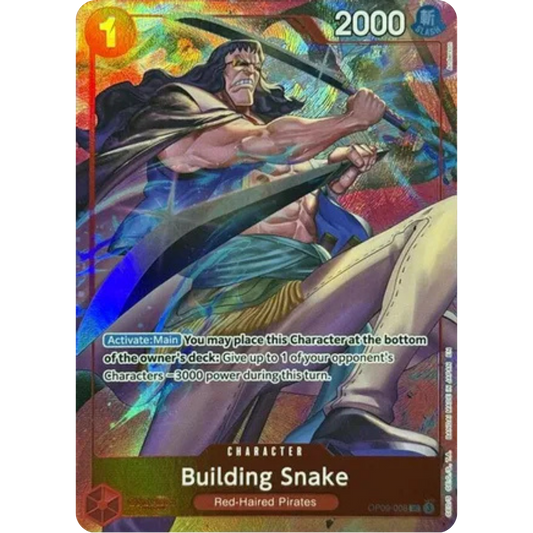 Building Snake (Premium Card Collection -Best Selection Vol. 4-) (OP09-008) - One Piece Promotion Cards Foil