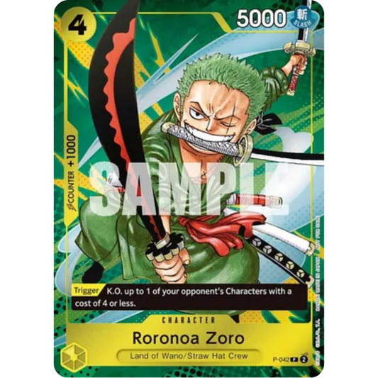 Roronoa Zoro (Event Pack Vol. 3) (P-042) - One Piece Promotion Cards Foil